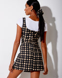 Mehra Mini Dress in 90's Grunge Check