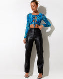 Image of Meliah Long Sleeve Top in Tropical Rave