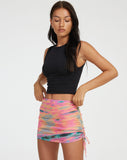 image of Menari Skirt in Multi Blur Orb Yellow