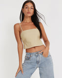 image of Merita Crop Top in Ecru