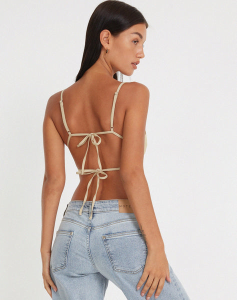 image of Merita Crop Top in Ecru