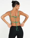 image of Merita Crop Top in Green