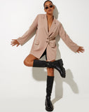 Image of Meva Blazer Dress in Dusty Lilac