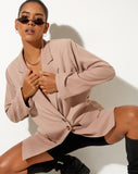 Image of Meva Blazer Dress in Dusty Lilac