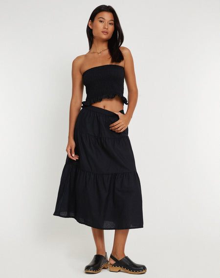 Remax Maxi Skirt in Black