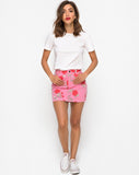 Mini Broomy Skirt in Candy Rose