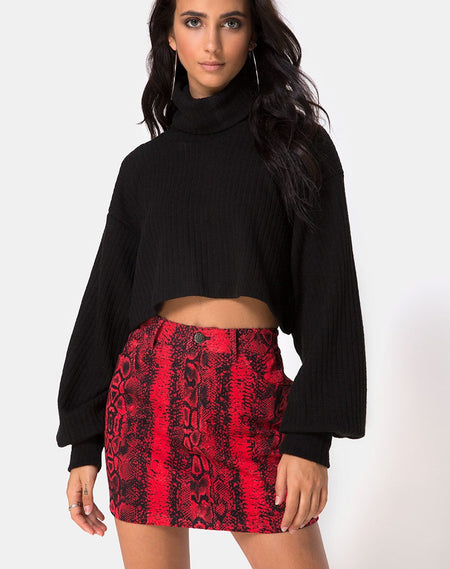 Pelmo Skirt in Heritage Check