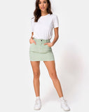 MINI BROOMY SKIRT CORD SAGE