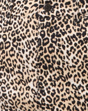 Mini Broomy Skirt in Rar Leopard Brown