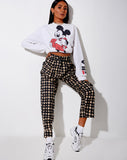 Misca Trouser in 90's Grunge Check