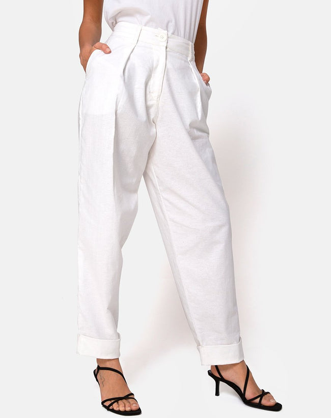 Misca Trousers in Ivory