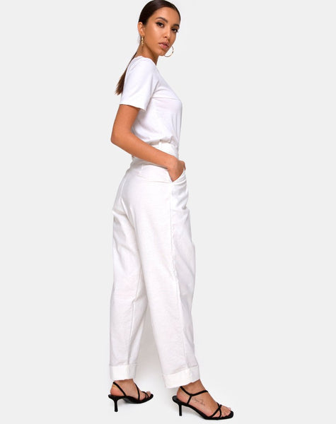 Misca Trousers in Ivory