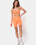 Misho Crop Top in Fluro Orange