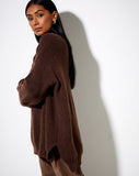 Image of Bondy Jumper in Knit Dark Chocolate