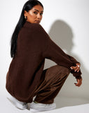 Image of Bondy Jumper in Knit Dark Chocolate