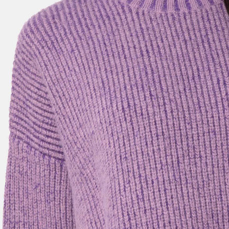 Mody Jumper Knitted in Light Purple