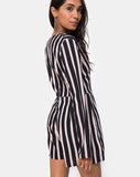 Moran Jumpsuit in Formal Stripe