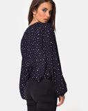 Mousye Top in Stars Struck Navy