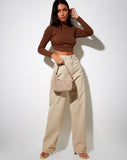 LJ Shoulder Bag in Beige