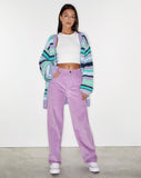 Image of Parallel Trouser in Cord Lilac