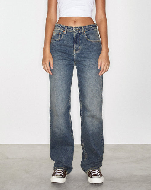 Parallel Jeans in Bryony Twilight Brown and Blue Acid