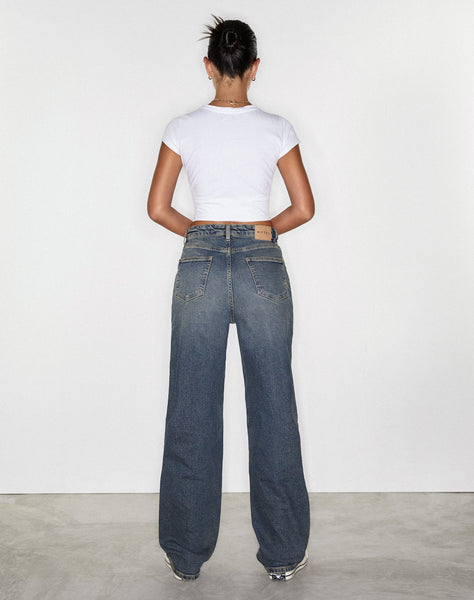 Parallel Jeans in Bryony Twilight Brown and Blue Acid