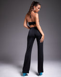 Image of Tarava Trouser in Crepe Black Hotfix Diamante