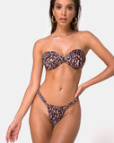 Nakeela Bikini Top in Magic Leopard