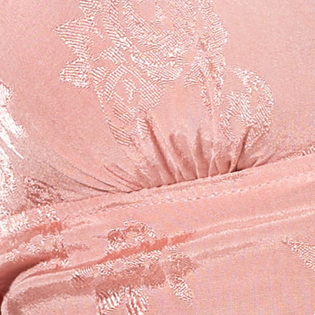 Nanda Crop Top in Satin Rose Coral Blush