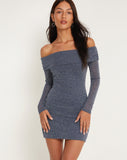 image of Nasami Mini Dress in Navy