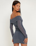 image of Nasami Mini Dress in Navy