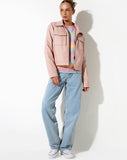 image of Natara Jacket in PU Soft Pink