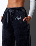 Image of Nattan Jogger in Black Wash Angel Embro