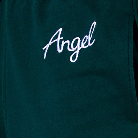 Nattan Jogger in Bottle Green 'Angel' Embro