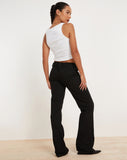 image of Navida Low Rise Trouser in Tailoring Black