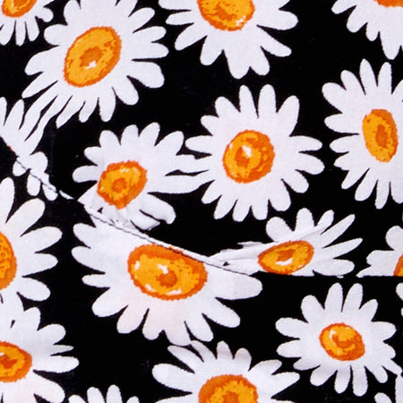 Naya Crop Top in Daisy Love Black