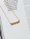 Image of Necklace in “Baby Girl” Gold