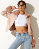 Image of Neliya Jacket in Pu Pink