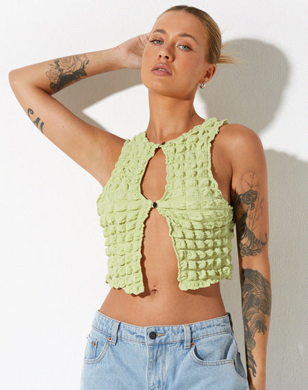 Rupa Crop Top in Lime