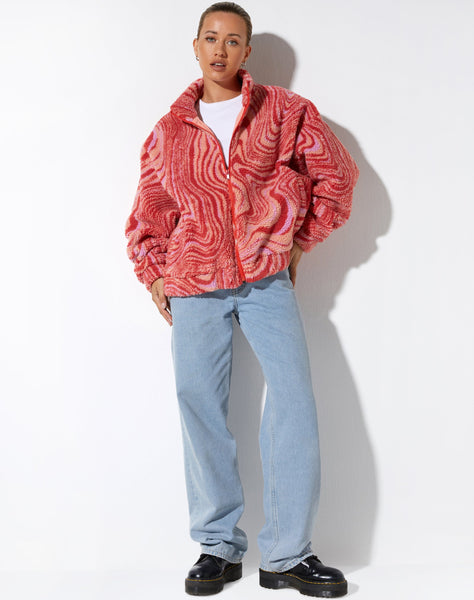 image of Nereo Jacket in Ripple Pink