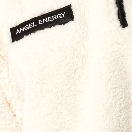 Nero Jacket in Borg Ivory with 'Angel Energy' Label