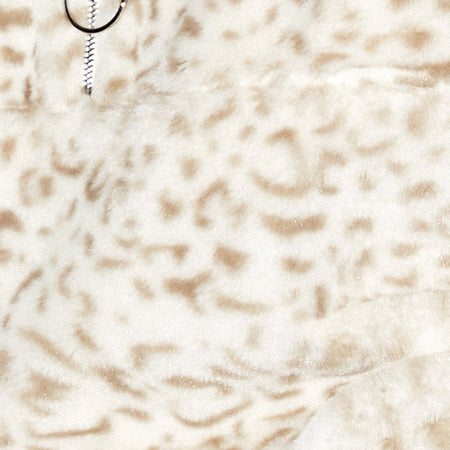 Nero Ring Pull Jacket in Animal White and Cream