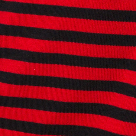 Neivie Jumper in Stripe Horizontal Black / Red