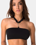 Nia Hardware Top in Black