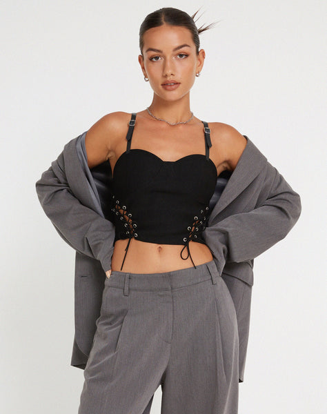 image of Nilati Crop Top in Black