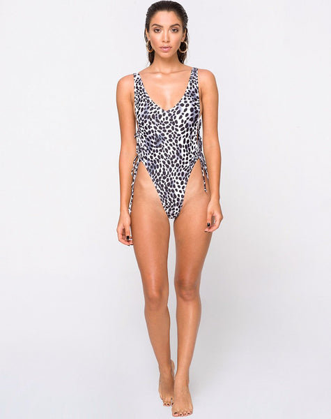 Nishi Swimsuit in Dalmatian