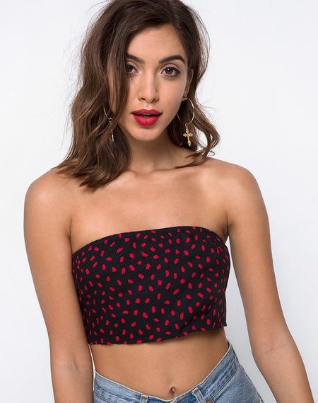 Nolia Tube Top in Rar Leopard