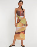 image of Nori Maxi Dress in Fruit Photoprint