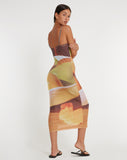 image of Nori Maxi Dress in Fruit Photoprint