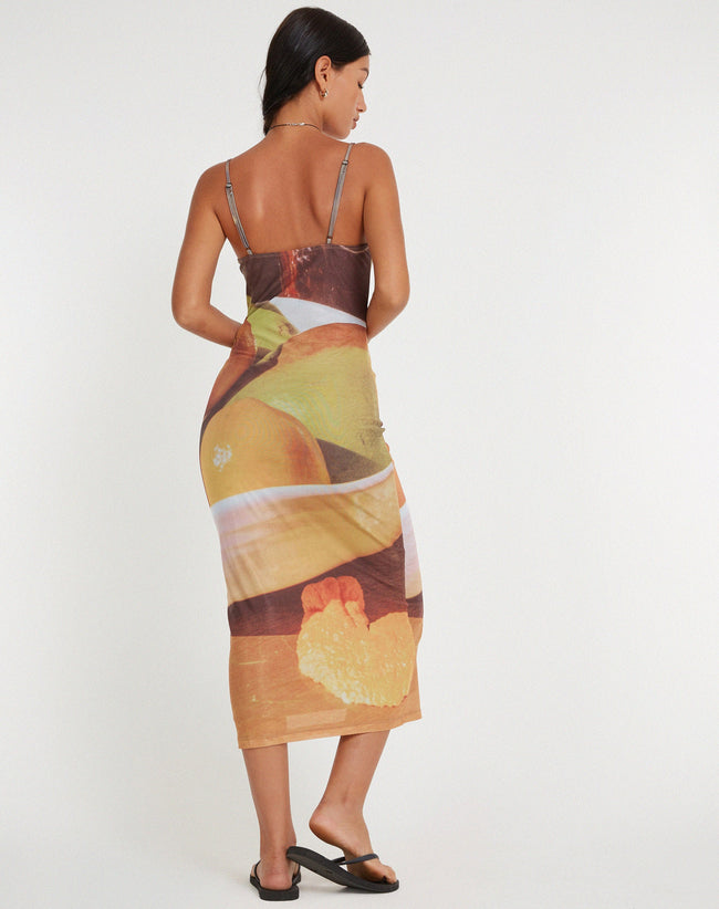 image of Nori Maxi Dress in Fruit Photoprint